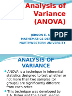 Analysis of Variance