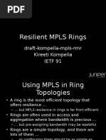 Resilient MPLS Rings: Draft-Kompella-Mpls-Rmr Kireeti Kompella Ietf 91