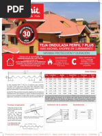 Eternit Ficha Teja Ondulada Perfil 7 Plus PDF