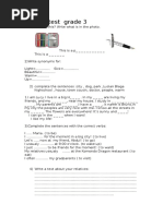 English Test Grade 3