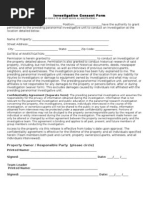 General Investigation Consent Form For MyPara4