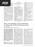 Theory and Application Voltammetry Measurement of Electrode Reaction Kinetics