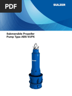 Submersible Propeller Pump Type ABS VUPX