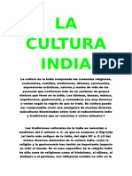 La Cultura India