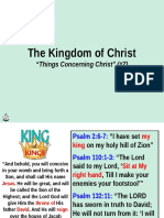 Concerning Christ Kingdom