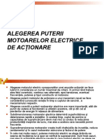 Alegerea Puterii Motoarelor Electrice