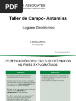 Taller Logueo Geotecnico 2015