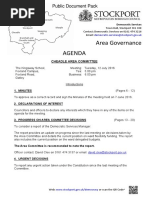 Cheadle Area Committee Agenda 12th July 2016