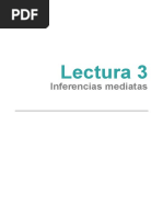 Lectura 3 - Inferencias Mediatas