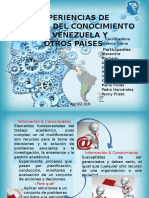 Experiencias de Gestión de Conocimiento en Venezuela y Otros Países