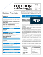 Boletín Oficial de La República Argentina, Número 33.412. 05 de Julio de 2016