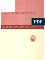 USGS Bulletin 1857 - Gold in Porphyry Coppers Systems (By - Geolibros)