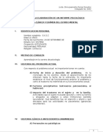 Modelo para La Elaboracin de Un Informe Psicolgico