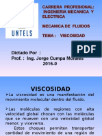 Untels Mecanica de Fluidos 2016-0 Semana 3