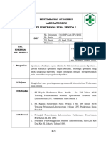 SOP 54. Penyimpanan Pengelolaan Spesimen