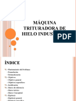 Maquina Trituradora de Hielo Industrial - Metodología de La Investigación Científica