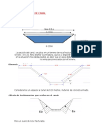 Diseño Estructural de Canal