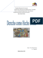 Derecho Como Hecho Social ENSAYO 1