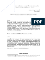 Gerenciamento de Resíduos Da Construção Civil e Demolição - Estudo de Caso Da Resol - PDF