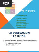 Matriz Dofa