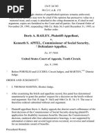 Doris A. Railey v. Kenneth S. Apfel, Commissioner of Social Security, 134 F.3d 383, 10th Cir. (1998)