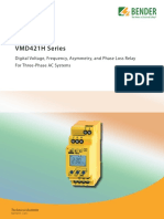 VMD421H Series: Digital Voltage, Frequency, Asymmetry, and Phase Loss Relay For Three-Phase AC Systems