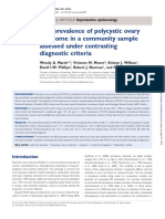 The Prevalence of Polycystic Ovary Syndrome in A Community Sample Assessed Under Contrasting Diagnostic Criteria