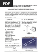 Static Load Analysis of Tata Super Ace Chassis and Its Verification Using Solid Mechanics