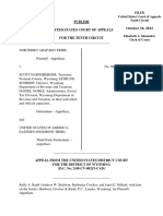 Northern Arapaho Tribe v. Harnsberger, 10th Cir. (2012)