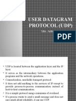 10) User Datagram Protocol (UDP) New