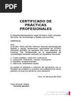 CERTIFICADO DE PRÁCTICAS PROFESIONALES - Pilar