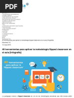 40 Herramientas para Aplicar La Metodología Flipped Classroom en El Aula (Infografía) - Aulaplaneta