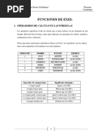 FUNCIONES DE EXEL Ofimática