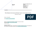 Microbiological and Immuno-Pathological Aspects of Peri-Implant Diseases