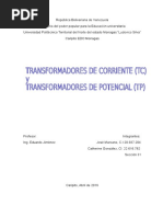 Transformador de Corriente y Potencia