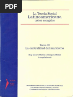 Ruy Mauro Marini La Teoria Social Latinoamericana Textos Escogidos Tomo III La Centralidad Del Marxismo PDF