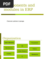 Components and Modules in ERP