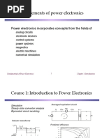 Power Electronics Incorporates Concepts From The Fields of