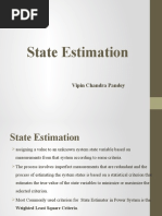 State Estimation: Vipin Chandra Pandey