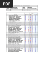 Registro de Notas 5a Razonamiento Matemático.