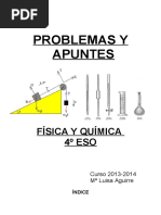 QUIMICA 4º Eso Problemas y Apuntes