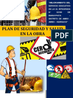 Plan de Seguridad y Salud de La Obra PDF