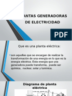 Plantas Generadoras de Electricidad