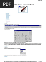 Quick Guide To Beam Analysis Using Strand7