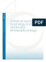 Statistical Issues Bioenergy and Distributed Renewable Energy