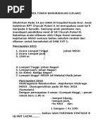 Biodata Tokoh Kokurikulum