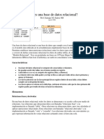 Base de Datos Relacional Y No Relacional