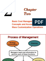 Basic Cost Management Concepts and Accounting For Mass Customization Operations