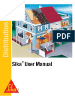 Sika User Manual Pro Retail