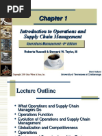 Introduction To Operations and Supply Chain Management